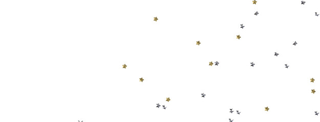 Stars - Festive christmas card. Isolated illustration white background. -