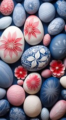 colorful rocks with flower shapes inside them