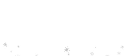 Obraz premium Snowflake Ballet: Exquisite 3D Illustration of Descending Festive Snowflakes in Motion
