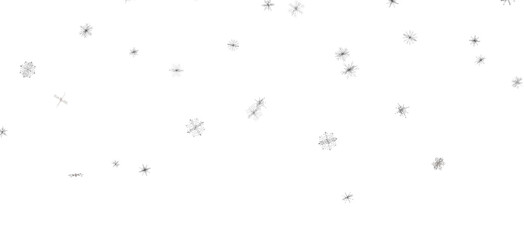 Obraz premium Gentle Snow Drift: Mind-Blowing 3D Illustration of Falling Holiday Snowflakes
