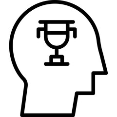 trophy vector line icon .svg