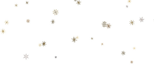 Winter Snow Showers: Spectacular 3D Illustration Showcasing Falling Christmas Snowflakes