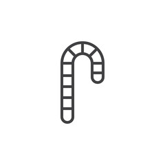 Candy Cane line icon