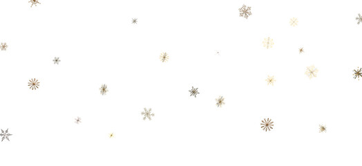 Gentle Snow Drift: Mind-Blowing 3D Illustration of Falling Holiday Snowflakes