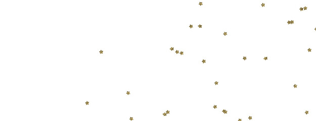 Twinkling Christmas Descent: Striking 3D Illustration Showcasing Falling Festive Twinkling Stars