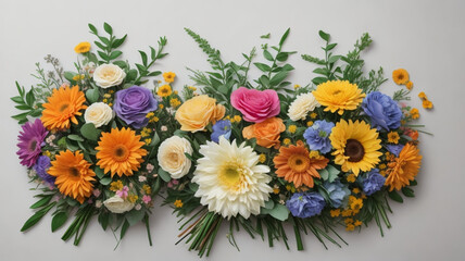 Fototapeta premium bouquet of flowers