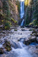 Obraz premium Mystic Falls, Waterfall in Southern Colorado,, America, USA.