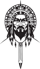 Amazing and beautiful Native American vector art