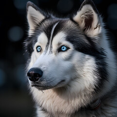 siberian husky dog