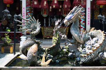 Fototapeta premium Vietnam view of Hue city on a sunny spring day