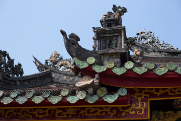 Vietnam view of Hue city on a sunny spring day