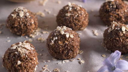 Homemade energy balls