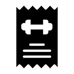 Obraz premium Solid Education Bill icon