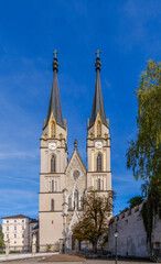 Fototapeta na wymiar Admont, Kirche, Steiermark, Österreich