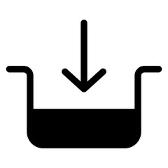 Solid Water Input icon