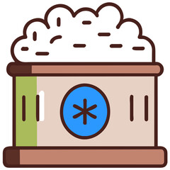 Coffee shop icon, coffee shop related vector illustration on white background generative AI