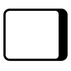 Tablet vector icon. Flat illustration of tablet vector icon for web. generative AI