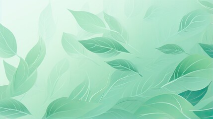  a close up of a green leafy background with a blurry background.  generative ai