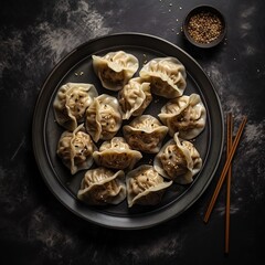 Pierogi z mięsem, dumplings with meat