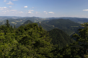Widoki Górskie, panorama górska w Polsce Szczawnica