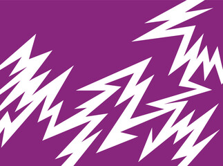 Simple background with jagged lightning pattern