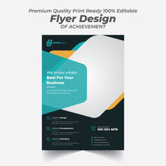 Creative Marketing Strategy Modern Flyer Design Template 