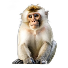 Monkey isolated on transparent or white background