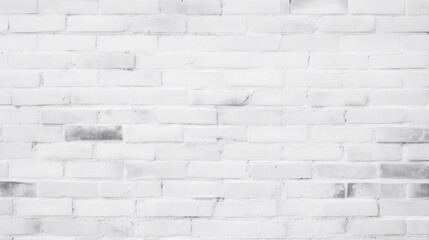 White grunge brick wall texture background 