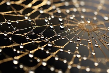 a close up of water droplets