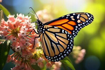 a butterfly on a flower