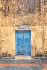 Fototapeta na wymiar Old abandoned prison on Changuu ( Prison ) Island, Zanzibar, Tanzania