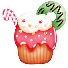 Xmas Cupcake  3