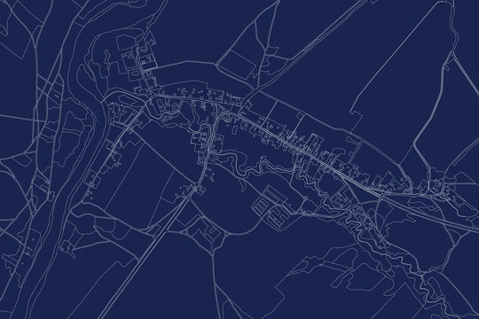 Abstract map. Urban city top view. Vector blueprint.