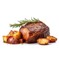 Baked Meat Piece w Potatoes