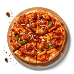 Barbecue Pizza w Bell Pepper