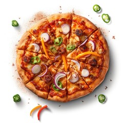 Barbecue Pizza w Bell Pepper