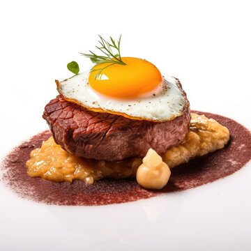 Beef Cutlet w Roasted Egg