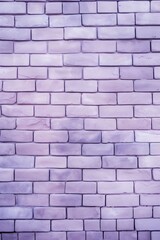 Purple brick wall background.