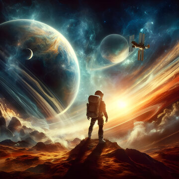 Man on the moon