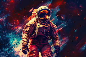 Individual Standing Amidst a Group