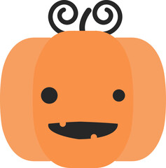 Halloween Pumpkin Ghost Icon
