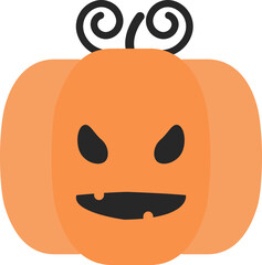 Halloween Pumpkin Ghost Icon
