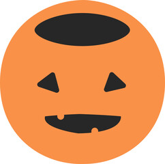 Halloween Pumpkin Ghost Icon
