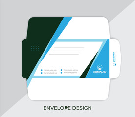 Modern creative simple business envelope design template