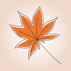 Autumn leaves seamless pattern wallpaper image