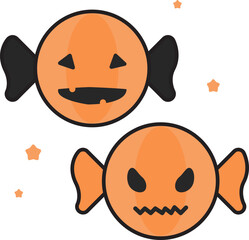 Halloween pumpkin candy 