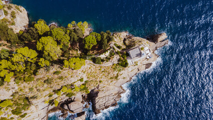 The coastline of Portofino is a harmonious blend of natural beauty and Mediterranean elegance, making it a sought-after destination for travelers seeking a taste of Italy's coastal splendor.