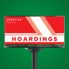 Creative Hoarding Billboard banner Advertising temlate Squre and Round Coircular templates