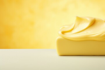 Glossy Butter background. Milk fat organic. Generate Ai