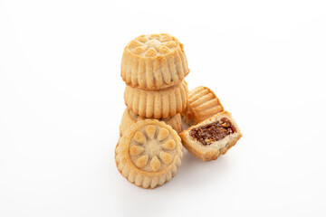 Maamoul, traditional oriental pastry filled with date dough